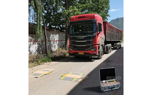 Balança de sapata para pesagem dinâmica